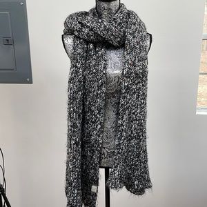 Chunky knit multicolor scarf - a new day